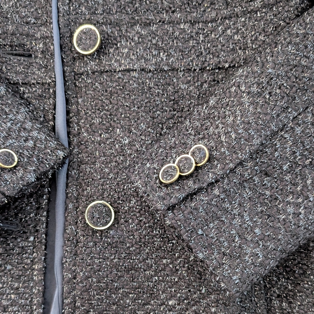 NWT J. Crew Lady Day Coat in Shimmer Tweed - Picture 7 of 8